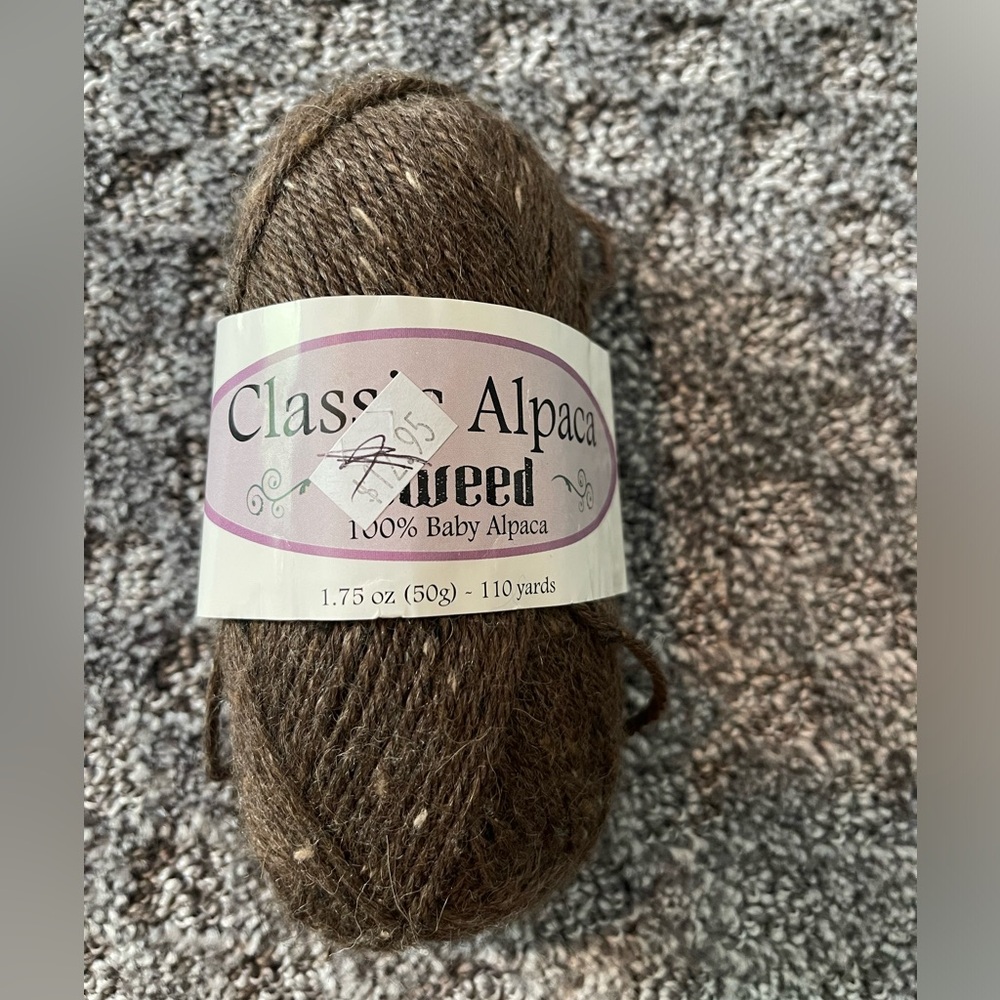 Baby alpaca yarn 1 skein